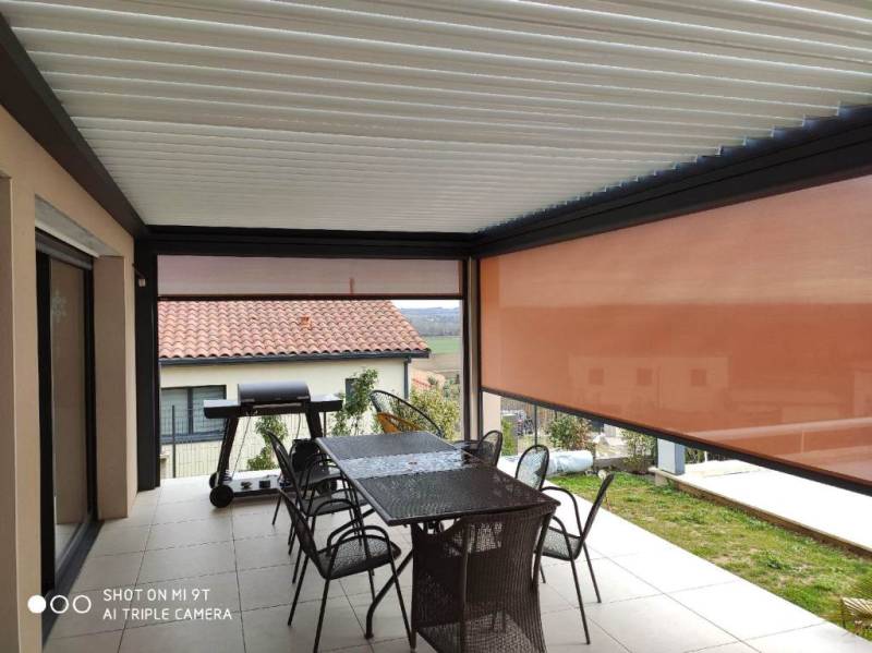 Devis vente et installation de stores ZIP pour pergola bioclimatique à Péchabou (31) en Haute-Garonne