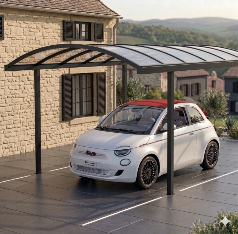 Entreprise pour installation de carport vitré design pour protection de véhicule à Gourdon (46)