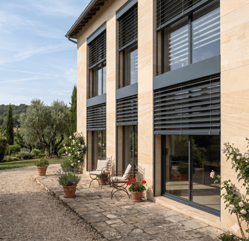  Installation d'un BSO à St Cybranet (24) en Dordogne 