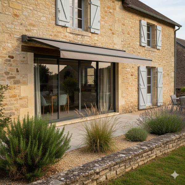 Entreprise professionnelle pour la vente et l'installation de store banne à coffre intégral à Gramat (46) dans le Lot