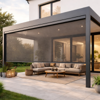 Notre zone d'activité pour ce service Installation de pergola bioclimatique avec baies vitrées coulissantes, résistante au vent fort au meilleur prix
